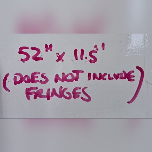 Burberry  Scarf Navy Check 100% Lambswool Scotland 52" x 11.5" - Picture 10 of 10